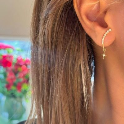 گوشواره میخی  ستاره